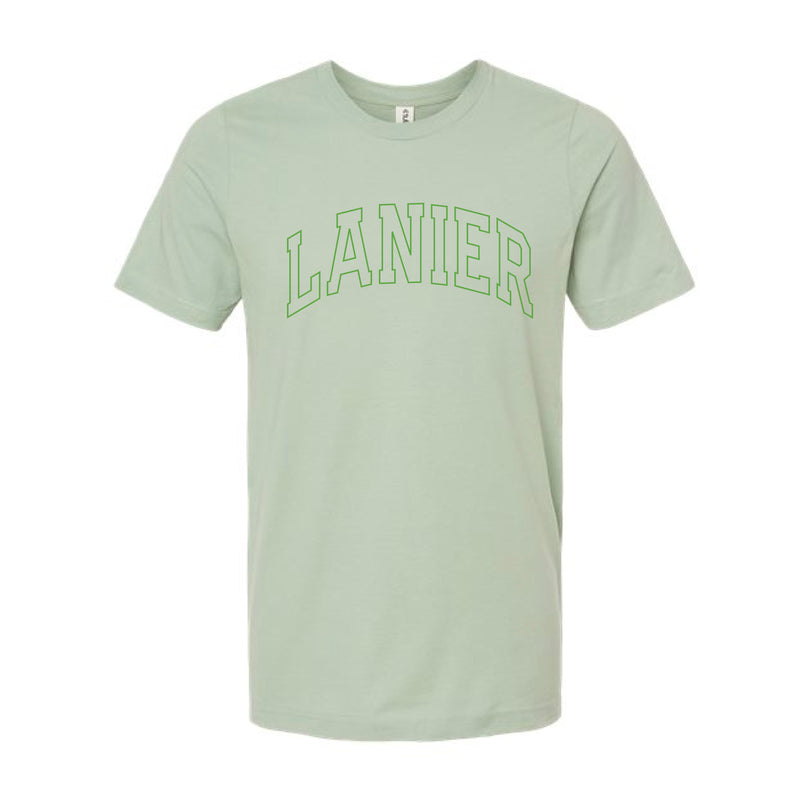 The Lanier Outline Arch | Sage Oversized Tee