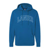 The Lanier Outline Arch | Royal Heather Hooded Sweatshirt