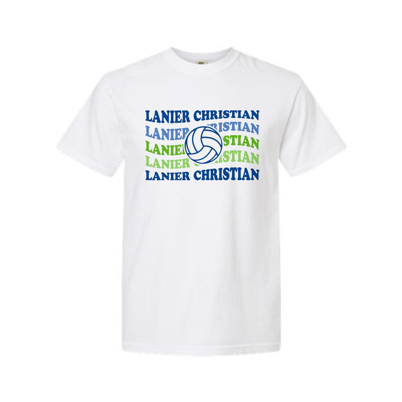 The Lanier Volleyball | White Tee