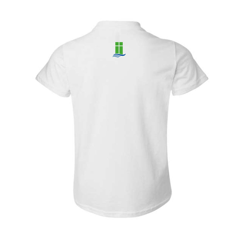 The Lanier Volleyball | White Youth Tee