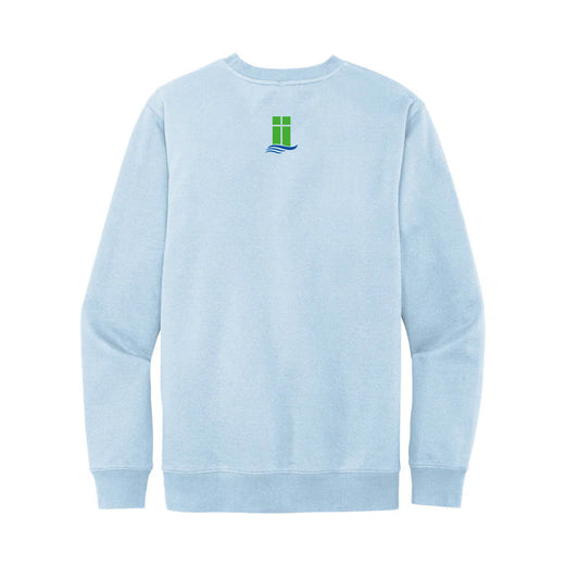 The LCA Arch | Adult Ice Blue Crewneck