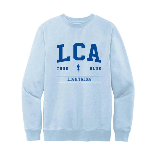 The LCA Arch | Adult Ice Blue Crewneck