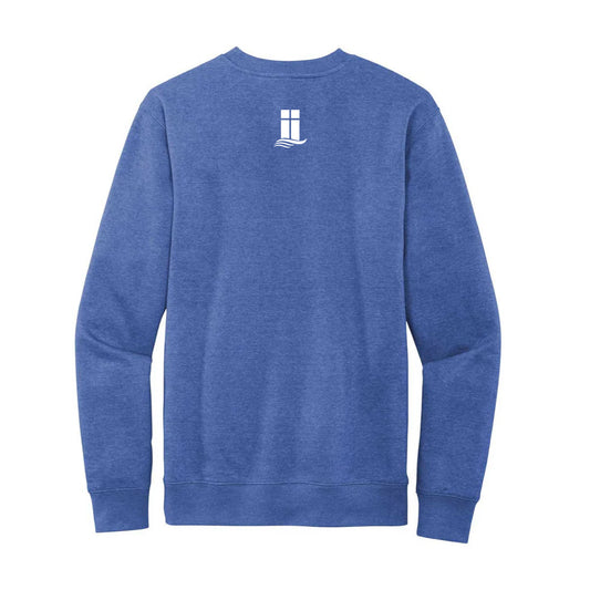 The LCA Block | Adult Royal Frost Crewneck