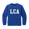 The LCA Block | Deep Royal Youth Crewneck