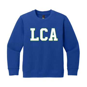 The LCA Block | Deep Royal Youth Crewneck