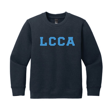 The LCCA Block | Youth New Navy Crewneck Sweatshirt