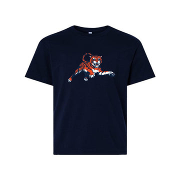 The Leaping Tiger | Youth Navy Tee