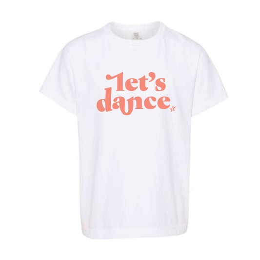 The Let's Dance | White Youth Tee