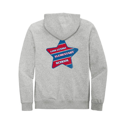 The LLES Rise | Light Heather Grey Full-Zip Hoodie