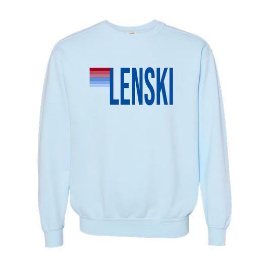 The LLES Stripes | Adult Chambray Sweatshirt