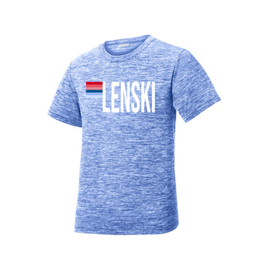 The LLES Stripes | Youth True Royal Electric Performance Tee