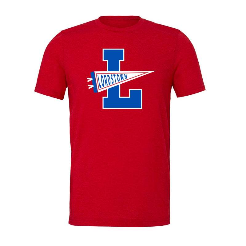 The Lordstown Pennant | Heather Red Tee