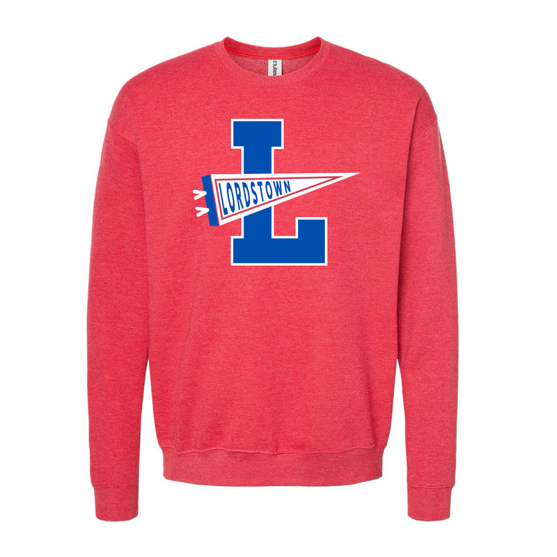 The Lordstown Pennant | Heather Red Sweatshirt