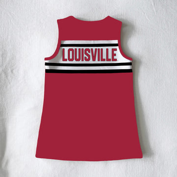 The Louisville | Crimson Classic Cheer Dress