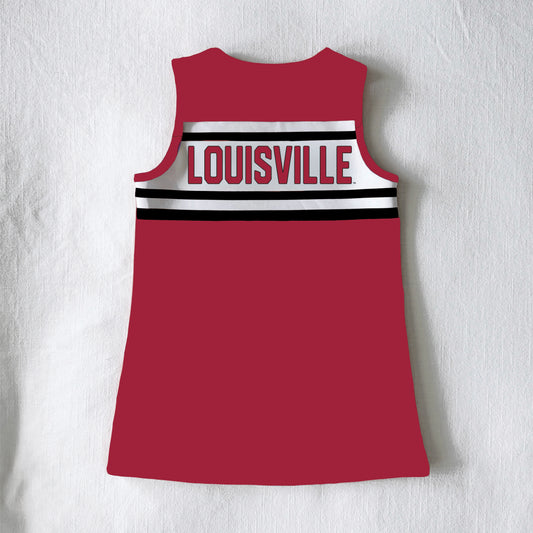The Louisville | Crimson Classic Cheer Dress