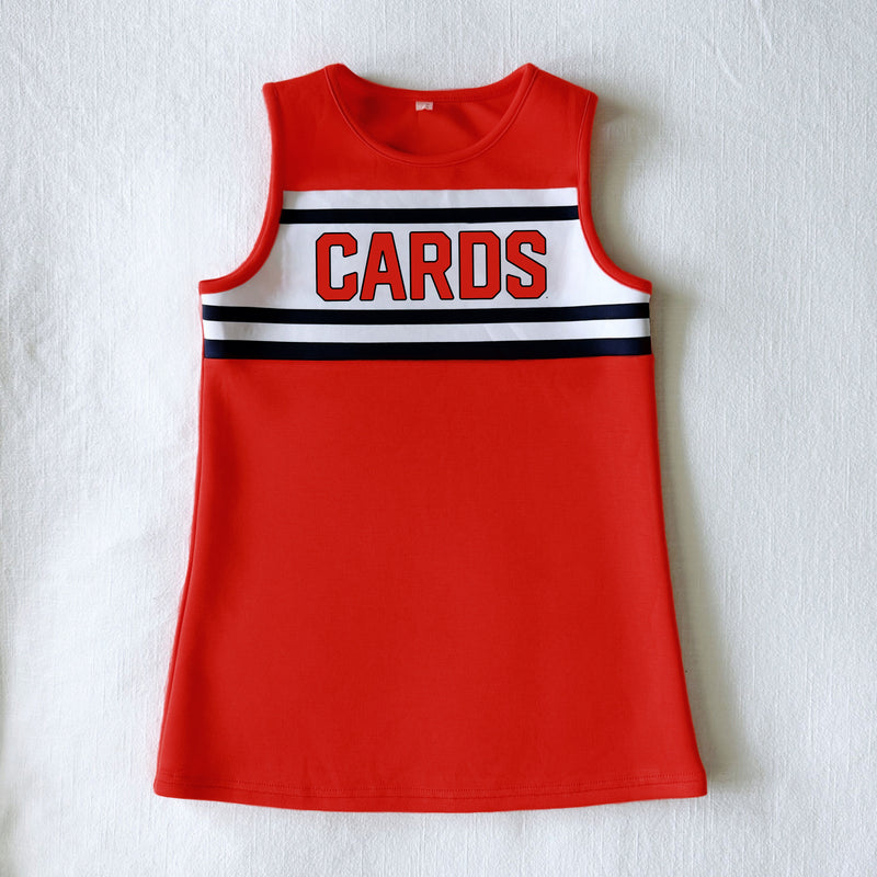The University of Louisville | Bright Red Striped Dress