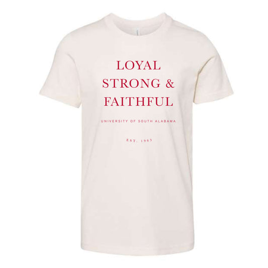 The Loyal, Strong & Faithful | Youth Natural Tee