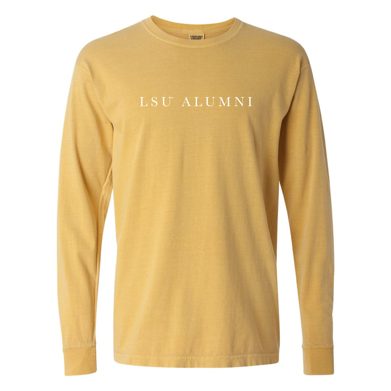 The LSU Alumni Serif | Mustard Long Sleeve