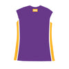 The Campbell Cap Sleeve Dress Geaux Tigers Woven Label | Purple