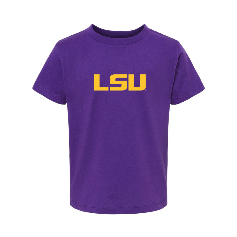 The LSU Block | Toddler Team Purple Tee