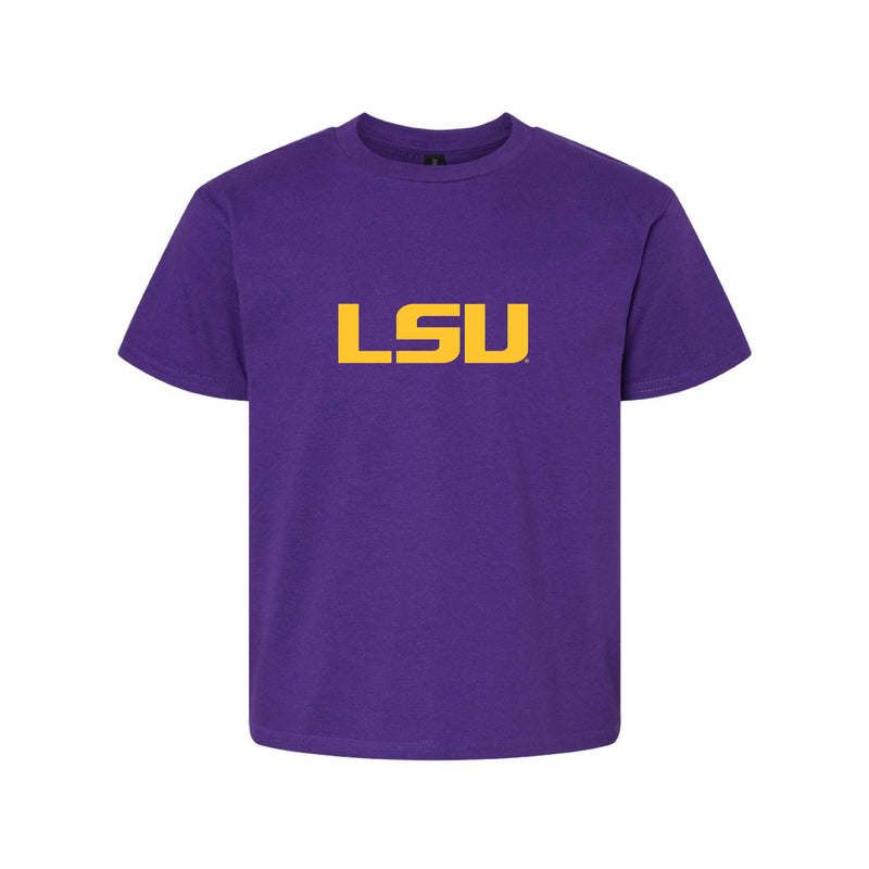 The LSU Block | Youth Team Purple Tee