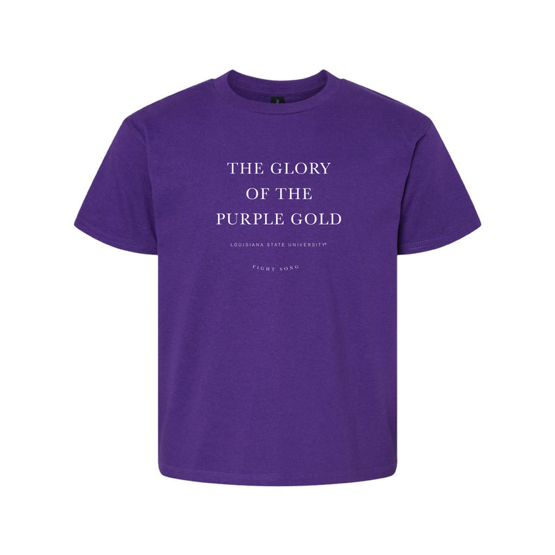 The LSU Fight Song | Youth Purple Tee