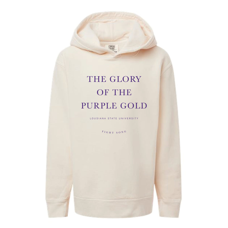 The LSU Fight Song | Youth Ivory Hoodie
