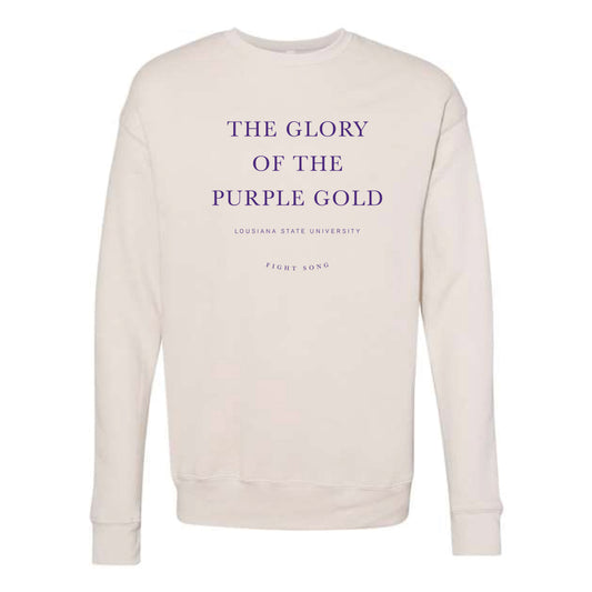 The LSU Fight Song | Heather Dust Sweatshirt