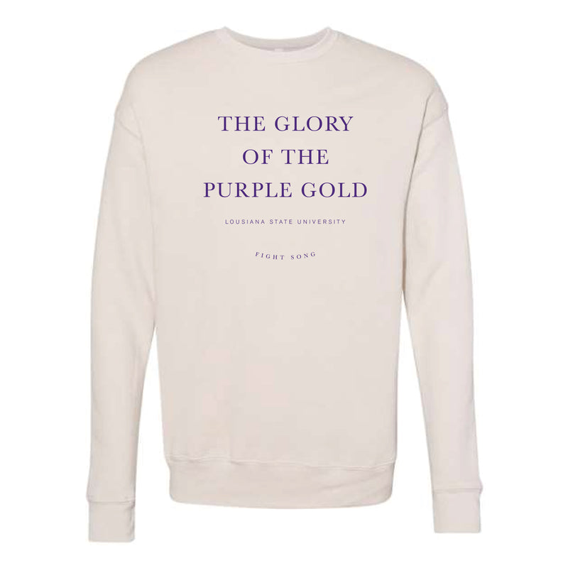 The LSU Fight Song | Heather Dust Sweatshirt