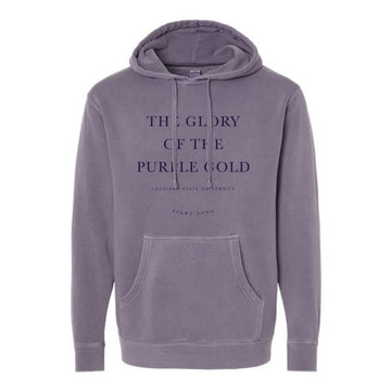 The LSU Fight Song | Pigment Plum Hoodie