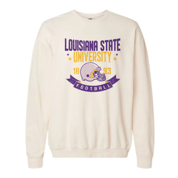 The LSU Football EST | Ivory Sweatshirt