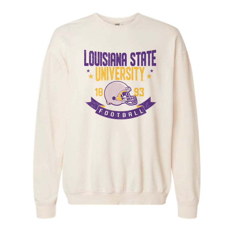 The LSU Football EST | Ivory Sweatshirt