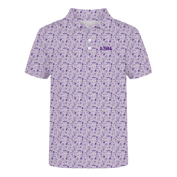 The James Polo LSU | Toddler Purple