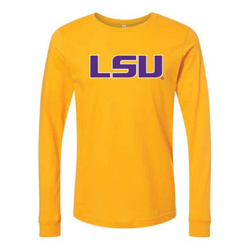The LSU Logo | Gold Long Sleeve