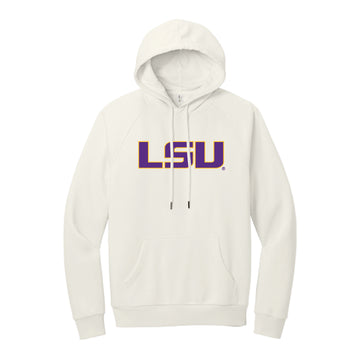 The LSU Logo | White Sand Fleece Hoodie