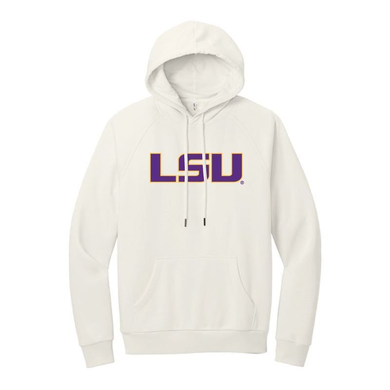 The LSU Logo | White Sand Fleece Hoodie