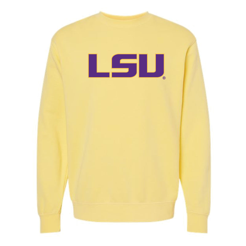 The LSU Logo | Pigment Yellow Sweatshirt