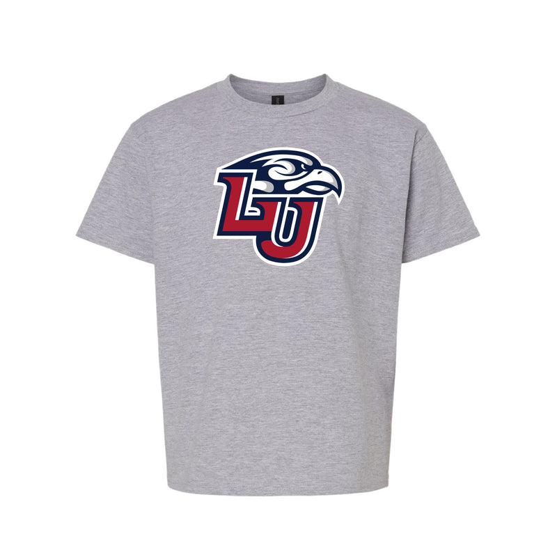 The LU Logo | Youth Sport Grey Tee