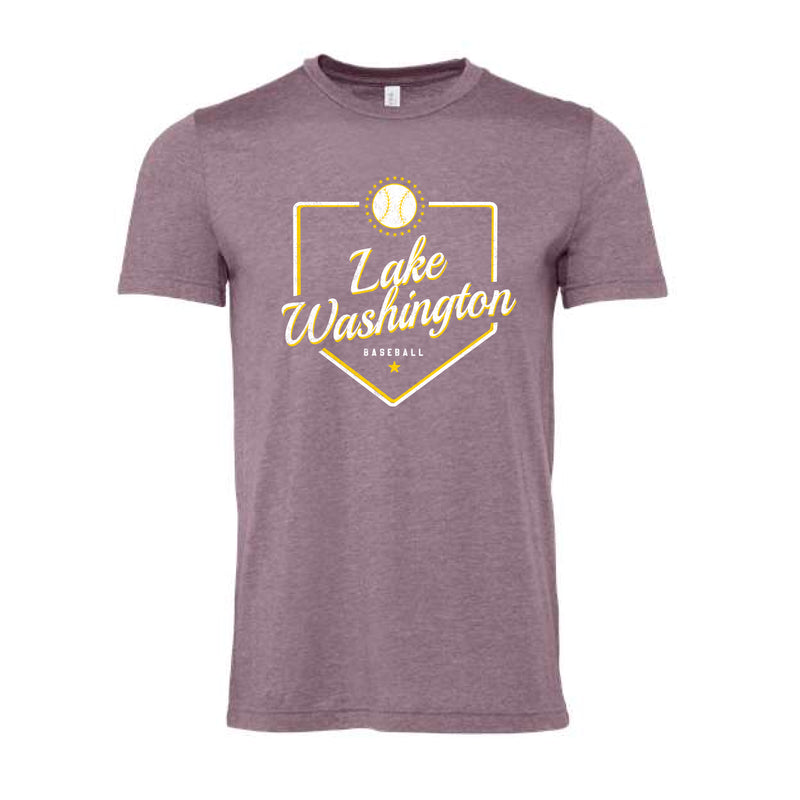 The LW Baseball Plate | Heather Purple Tee