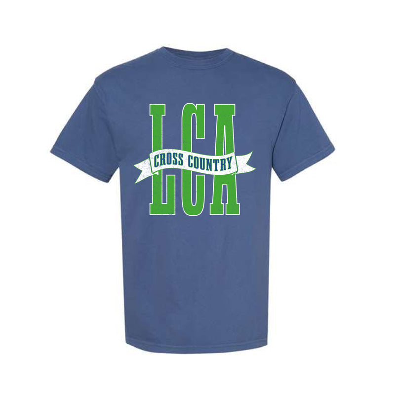 The LCA Cross Country Banner | China Blue Tee