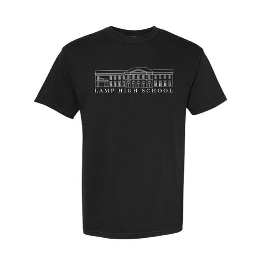 The Lamp High Building | Black Tee