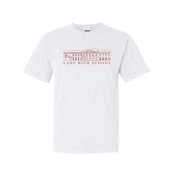 The Lamp High Building | White Tee