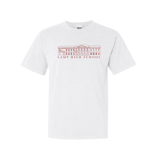 The Lamp High Building | White Tee
