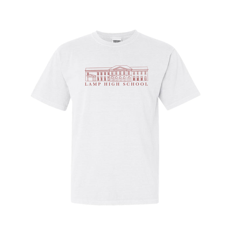 The Lamp High Building | White Tee