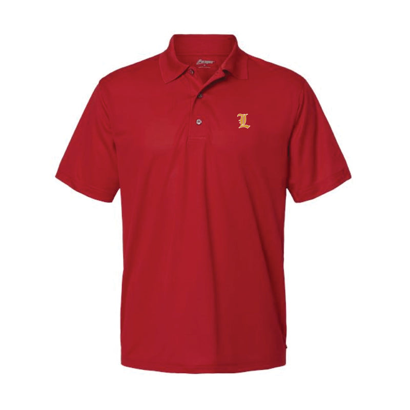 The Lamp Logo | Embroidered Cardinal Performance Polo