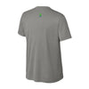 The Lanier Baseball Stripes | Grey Concrete Heather Performance Youth Tee