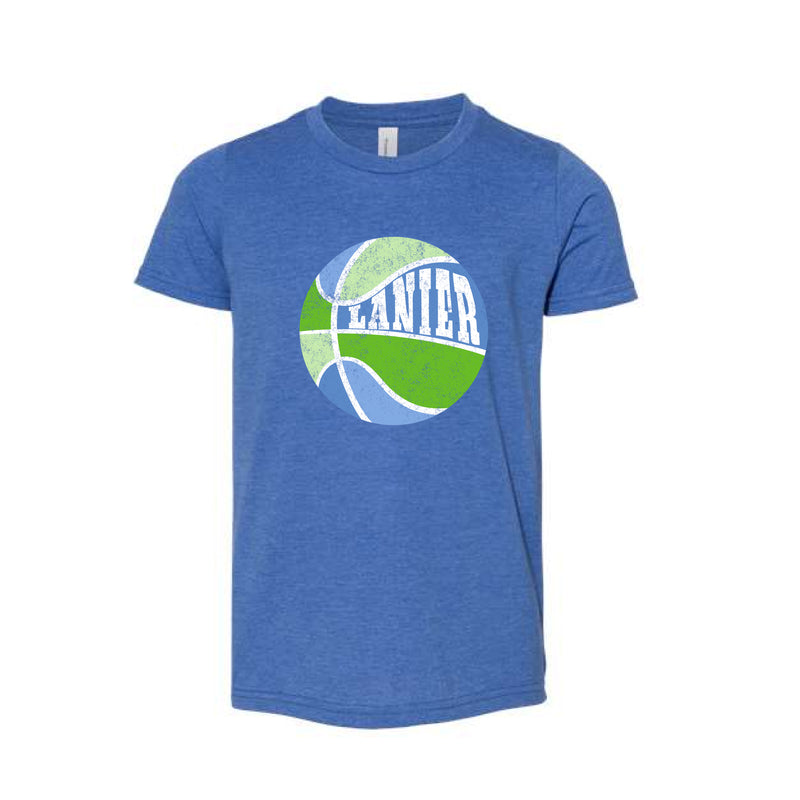 The Lanier Basketball | Heather True Royal Youth Tee