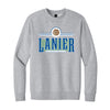The Lanier Basketball | Adult Light Heather Grey Crewneck Sweatshirt