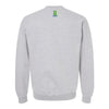 The Lanier Cheer Outline Arch | Adult Sport Grey Crewneck Sweatshirt