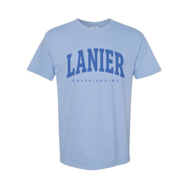 The Lanier Cheerleading | Washed Denim Tee